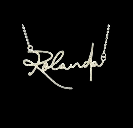 Diamonds In Your Name Necklace 💎