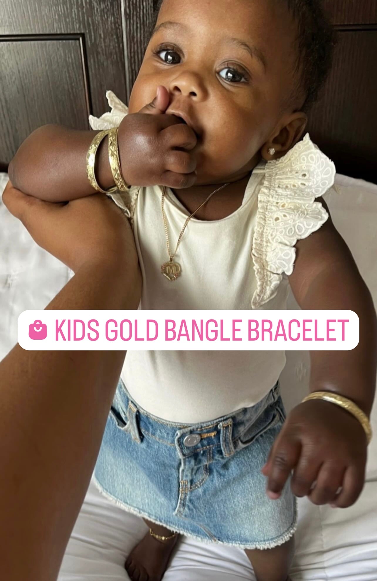 Kids Gold Bangle Bracelet