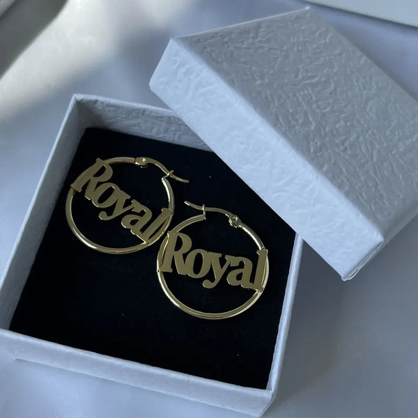 Custom Name Hoops