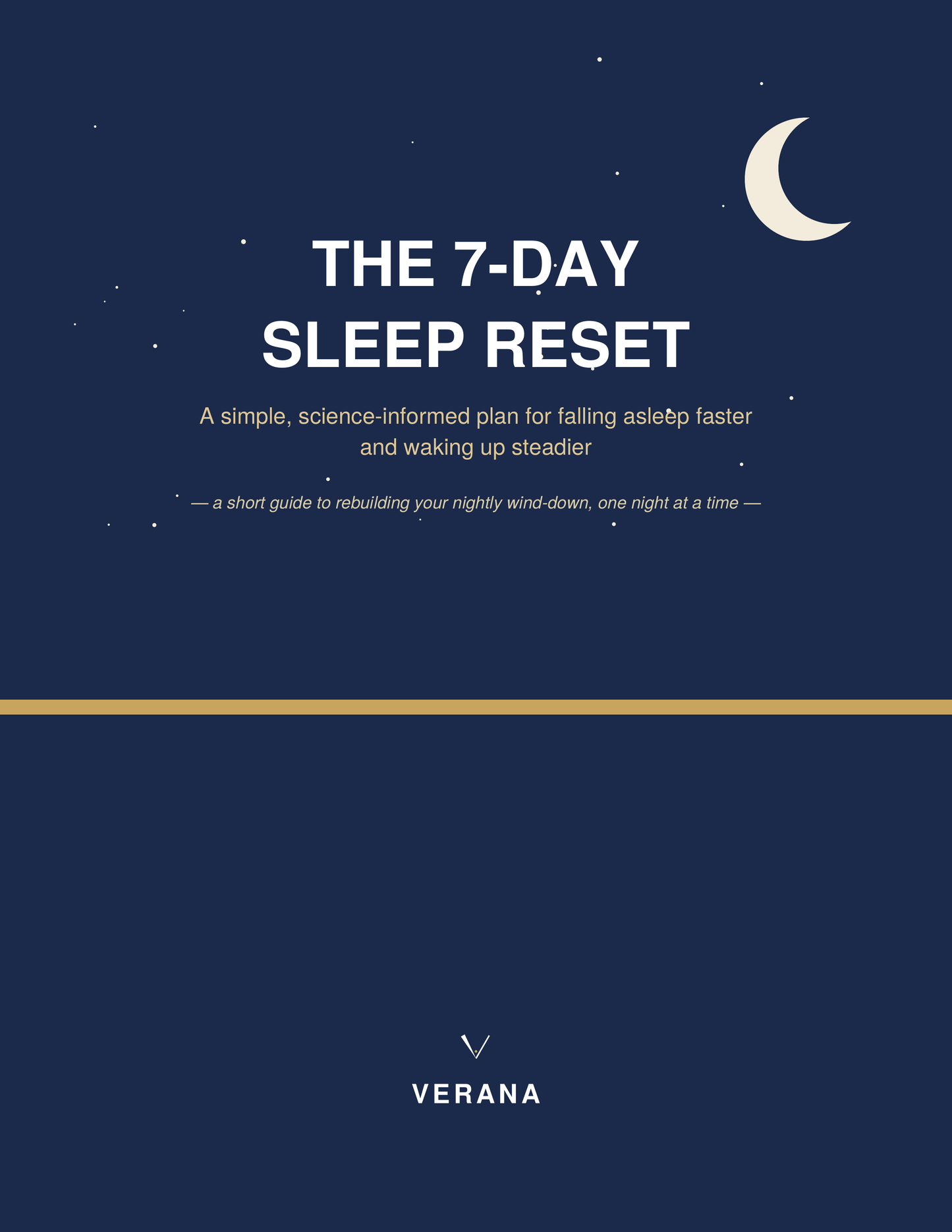 The 7-Day Sleep Reset Guide